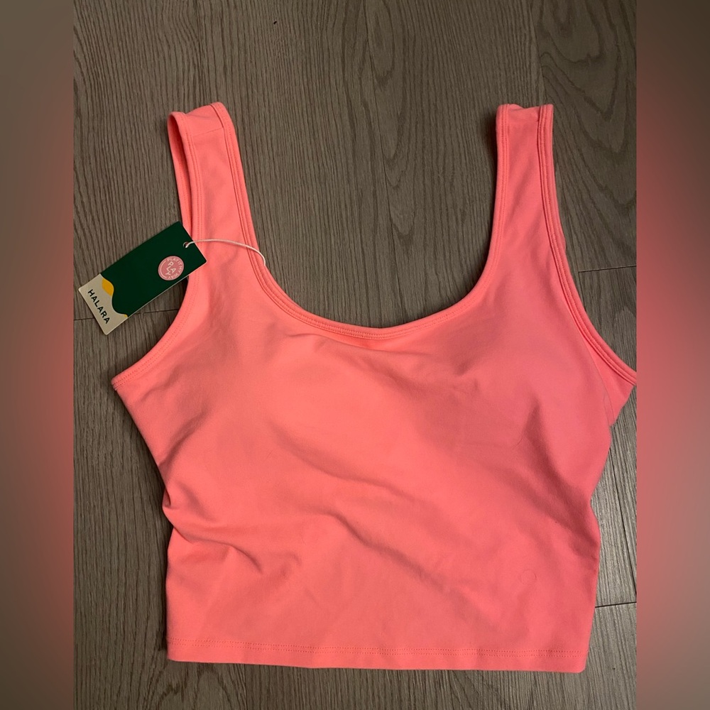 Halara XL U Neck Crossover Barre Ballet Dance Tank Top